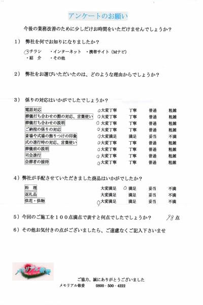 アンケート